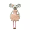 Plīša rotaļlieta TULILO Mascot Pola pele 38 cm mīkstā rotaļlieta, plīša pele 38 cm
