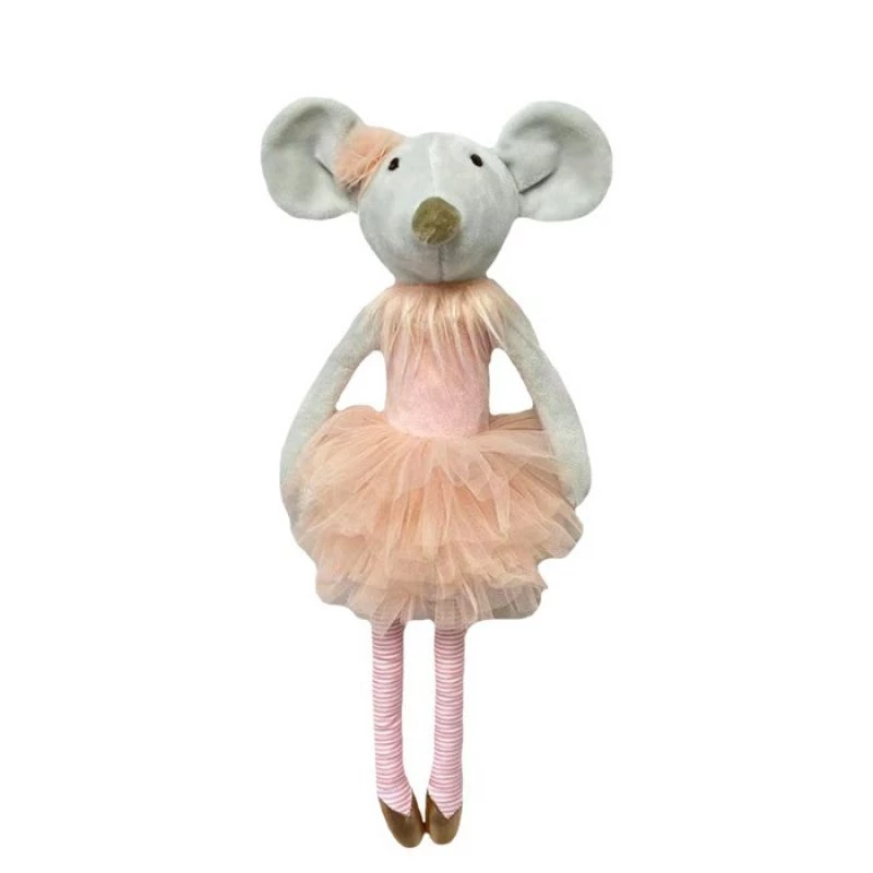 Plīša rotaļlieta TULILO Mascot Pola pele 38 cm mīkstā rotaļlieta, plīša pele 38 cm