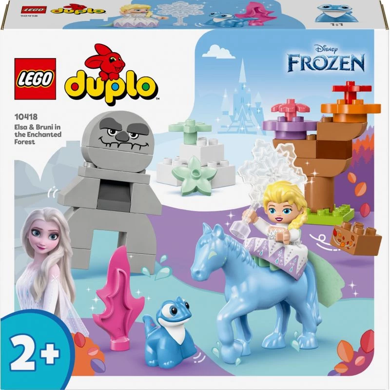 LEGO DUPLO rotaļu komplekts 10418 — Disney Elsa un Bruni Apburtajā mežā, 31 detaļa, no 2+ gadiem