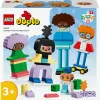 Konstruktors LEGO DUPLO 10423 uzbūvējamu cilvēku komplekts, 71 gab., vecumam no 3 gadiem, figūras augstums 260 mm