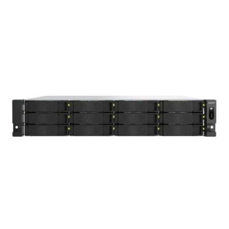 QNAP TS-H1277AXU-RP NAS Rack (2U) AMD Ryzen™ 5 16 GB DDR5 0 TB QuTS hero Melns