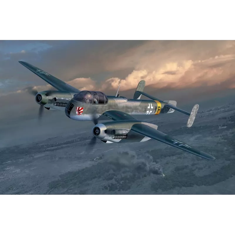 Plastmasas modeļa komplekts REVELL Arado AR-240 mērogā 1:72 — lidmašīnas montāžas modelis