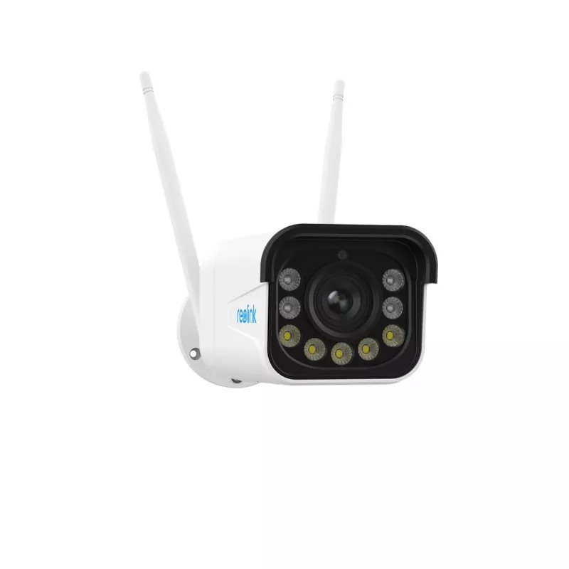 Reolink W430 - 4K āra kamera, nākamās paaudzes Wi-Fi 6, 5X optiskā tālummaiņa, personu/transportlīdzekļu/dzīvnieku noteikšana, krāsu nakts redzamība