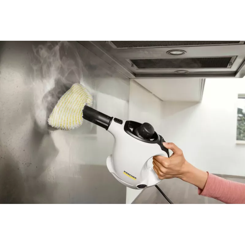 Kärcher SC 1 EasyFix Pārnēsājams tvaika tīrītājs 1200 W Melns, Balts