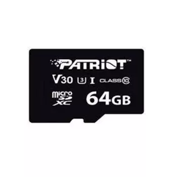 MicroSDXC atmiņas karte PATRIOT VX Series 64 GB UHS-I U3 V30 Class 10 90/80 MB/s ūdensizturīga ar rakstīšanas aizsardzību