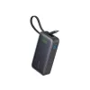 Powerbank 545 NANO 30W 10000mAh ar iebūvētu USB-C kabeli, melns