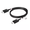 CLUB3D DisplayPort 2.1 Divvirzienu VESA DP80 sertificēts kabelis 4K240Hz, 8K60Hz vai 10K30Hz M/M 1,2 m/3,94 pēdas