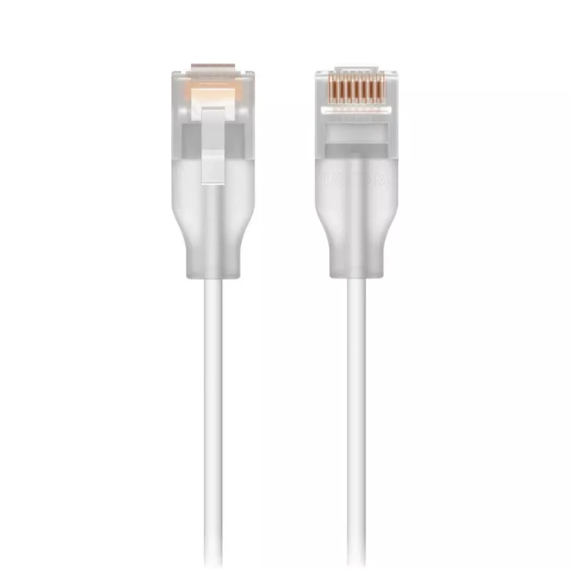 Ubiquiti UACC-Cable-Patch-EL-0.15M-W tīkla kabelis, caurspīdīgs, balts, Cat6