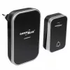 GreenBlue GB157 B Kinetic akumulators-free Wireless Dorr Bell, Melodies, Melns, Range up to 200m, IP44