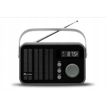 Eltra radio modelis 261 ar PLL digitālo noskaņošanu, melns