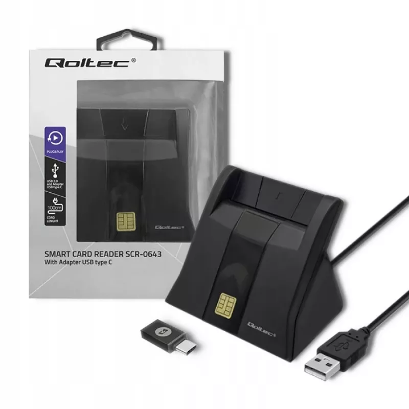 RFID lasītājs Qoltec 50643