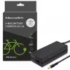 Qoltec 50761 Lādētājs e-velosipēdu akumulatoriem 36V | 42V | 2A | 5.5*2.5