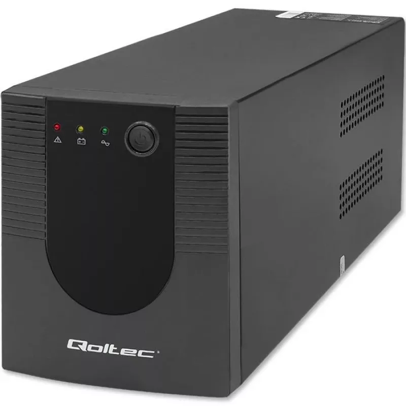Nepārtrauktās barošanas avots UPS Qoltec 53775 1.2 kVA 720 W 4 AC kontaktligzdas