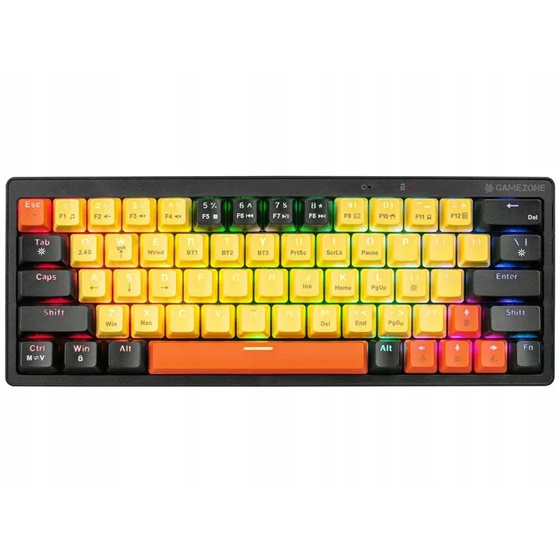 Mehāniskā tastatūra Tracer Gamezone EVO2 Hot Swap 63 (Dzeltena)