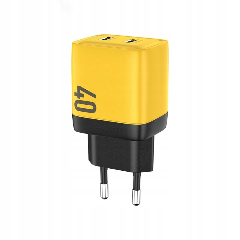 Tīkla lādētājs WEKOME WK-WP-U128 2x USB-C GaN Super ātrs lādētājs