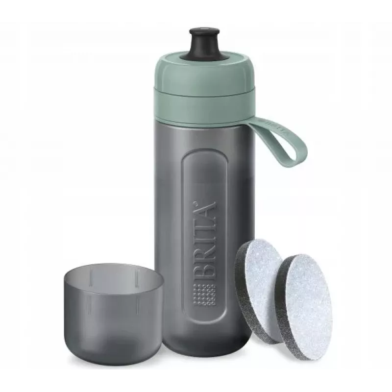 Brita Sports aktīvās filtrācijas ūdens pudele tumši zaļa, Zaļa