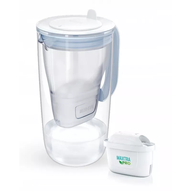 Galda ūdens filtrs BRITA 1050452, MAXTRA, 2,5 L tvertne (1,4 L filtrēts), zils/balts