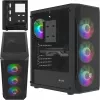 Korpuss Fury Shobo SH4F ar RGB logu un 4 ventilatoriem MIDI datoram