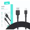 USB A uz USB C kabelis Aukey CB-NAC1, 1 m, pīts neilons, USB PD 60W, USB 2.0