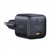 Sienas lādētājs Aukey PA-B1L USB-C 30 W melns — kompakts USB‑C PD strāvas adapteris