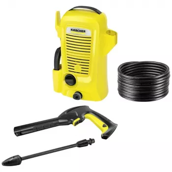 Kärcher K 2 Universal Edition augstspiediena mazgāšanas iekārta Compact Electric 360 l/h 1400 W Melns, dzeltena