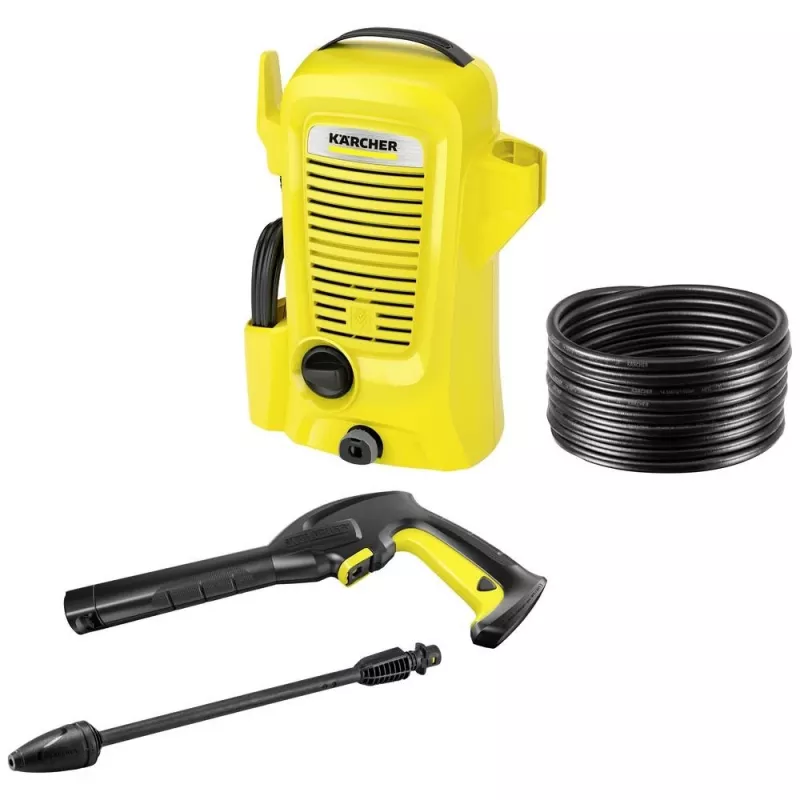 Kärcher K 2 Universal Edition augstspiediena mazgāšanas iekārta Compact Electric 360 l/h 1400 W Melns, dzeltena
