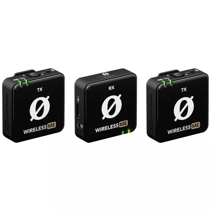RØDE Wireless ME Dual - kompakta bezvadu mikrofonu sistēma ar diviem raidītājiem divkanālu ierakstam