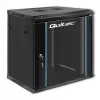 19 collu statīva skapis QOLTEC 54464 12U 600x635x450 melns