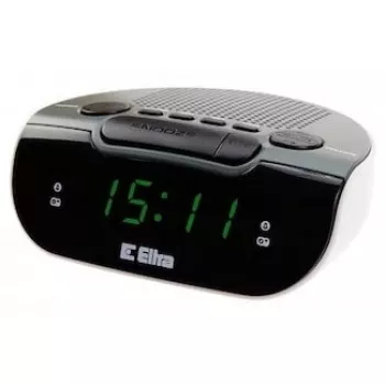 Radio Cu Ceas/alarma LED, Eltra, 127x53x98 Mm, Gri/balta