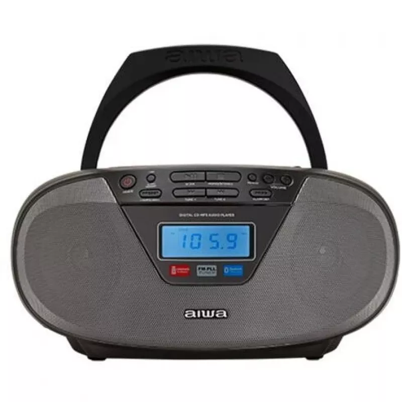 Audio mikro sistēma Aiwa BBTU-400BK, CD/MP3/FM-PLL/BT atskaņotājs (melna)