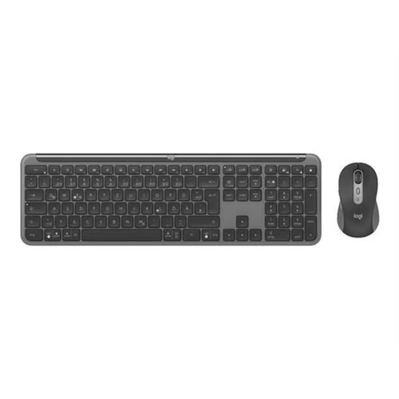 Logitech 920-012483 Tastatūra ar peli iekļauta Office RF bezvadu + Bluetooth QWERTZ Vācu Grafīts