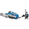 LEGO Star Wars kapteiņa Reksa Y-wing mikrokaujas kuģis — kolekcionējams Clone Wars zvaigžņu kuģa transportlīdzeklis ar tēla minifigūru, piemērots zēniem no 6 gadu vecuma