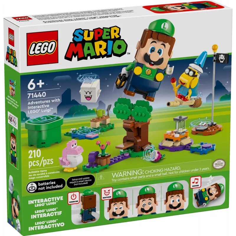 Konstruēšanas rotaļlieta LEGO 71440 Super Mario Interaktīva LEGO Luigi figūriņa