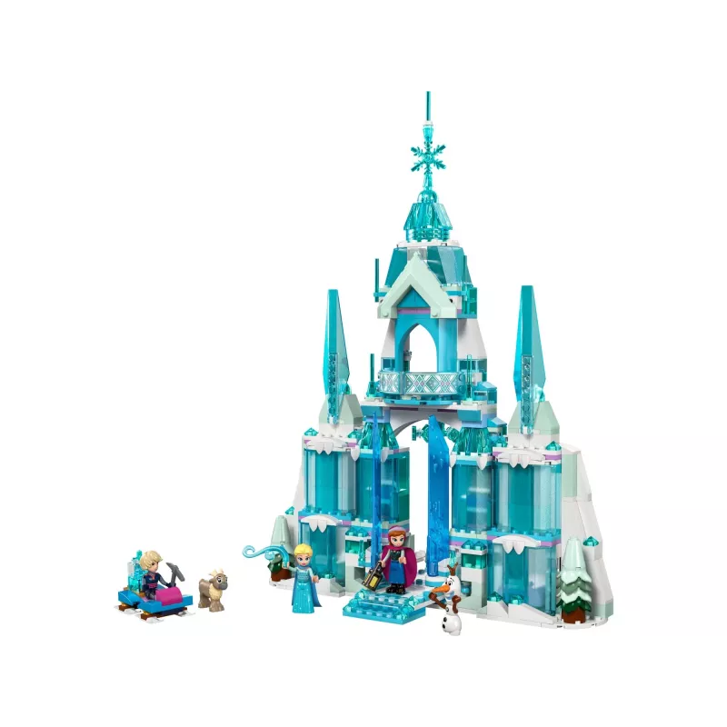 Konstrukcijas rotaļlieta LEGO Disney Princess Elsas Ziemas pils 43244 — būvējams komplekts radošai rotaļai
