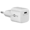 Goobay Universāls melns AC ātrās uzlādes iekštelpu lādētājs 65403 USB Type-C 110-240V