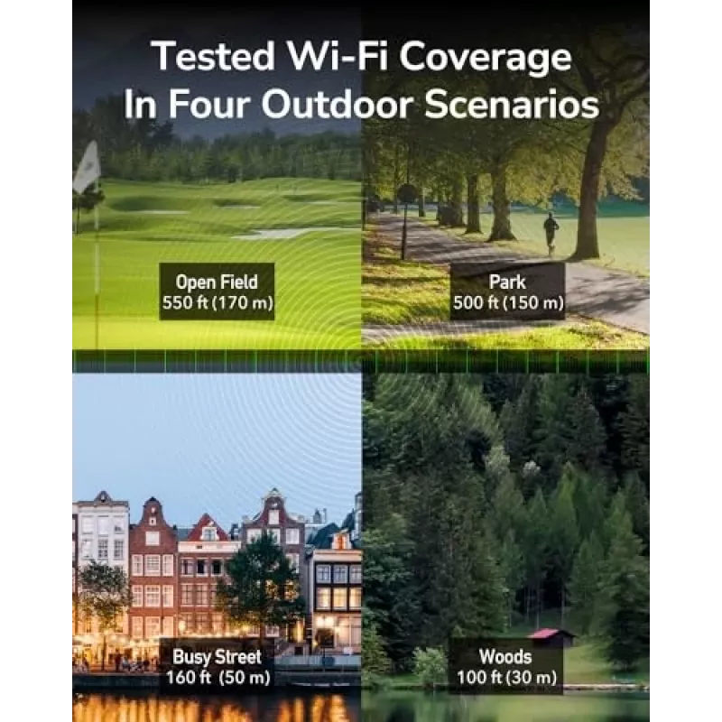 Piekļuves punkts Cudy AP1300 Outdoor — divjoslu 2.4/5 GHz, 300/867 Mbit/s, IP65, PoE, 2 ārējās RP‑SMA antenas