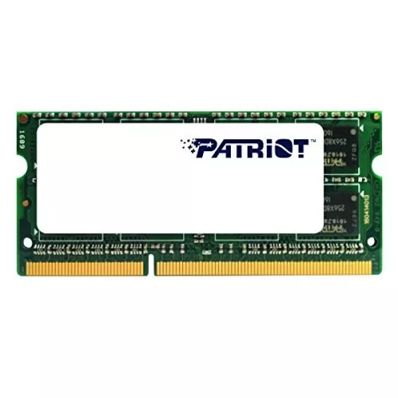 Klēpjdatora atmiņa PATRIOT 8GB DDR3 1600MHz 204-pin SO-DIMM 1.35V