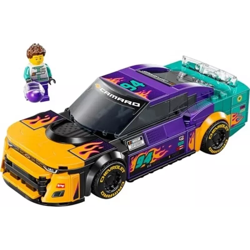 Konstrukciju rotaļlieta LEGO Speed Champions 76935 NASCAR Next Gen Chevrolet Camaro ZL1, 328 detaļas, 1 minifigūriņa, vecums 9+