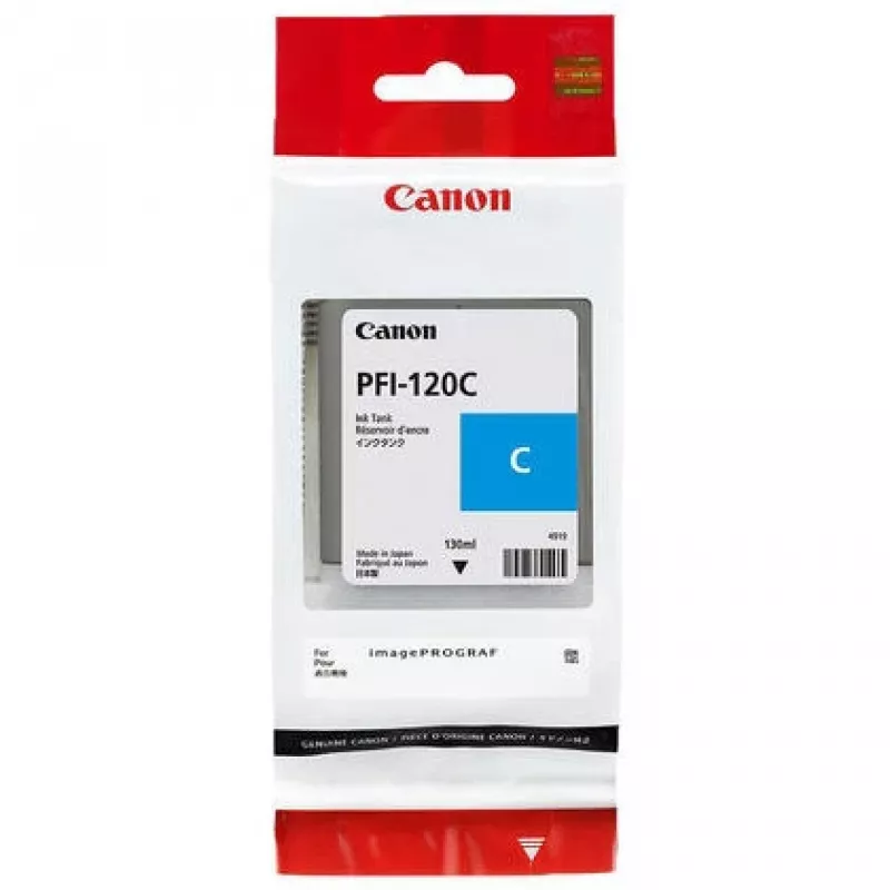 Canon PFI-120C tintes kasetne 1 gab. Oriģināls ciāna