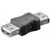 Microconnect USBAFAF savienotāju adapteris USB A Melns