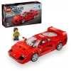 LEGO Speed Champions Ferrari F40 Supercar būvējams transportlīdzeklis rotaļlieta modelis automašīna 9+ gadus veciem zēniem un meitenēm ar vadītāja minifigūru bērnu guļamistabai