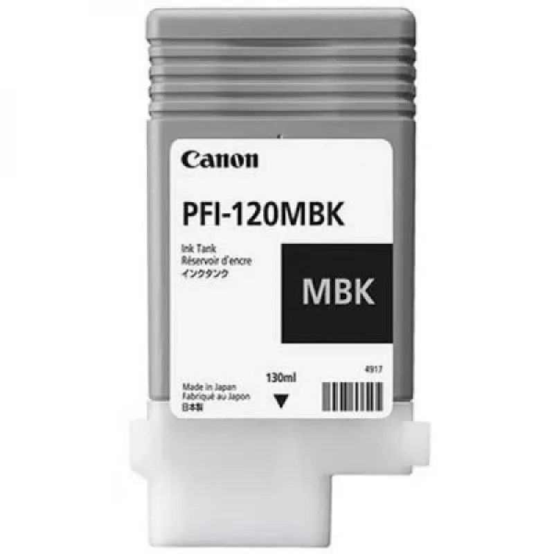 Canon PFI-120MBK tintes kasetne 1 gab. oriģināla matēta melna
