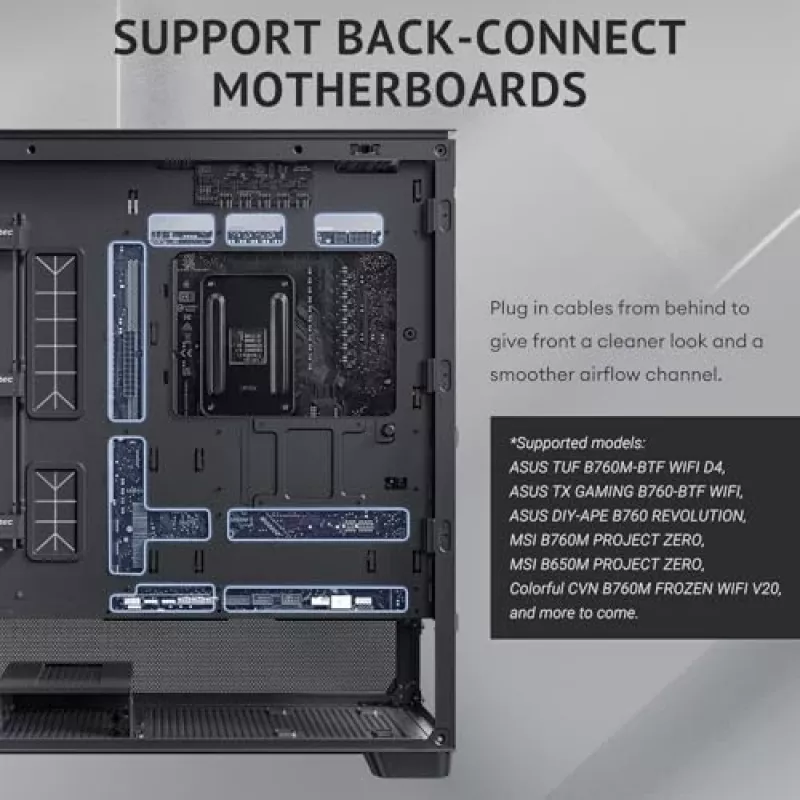 Antec 0-761345-10133-2 datora korpuss MIDI Tower Melns Wood
