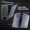 Antec 0-761345-10133-2 datora korpuss MIDI Tower Melns Wood