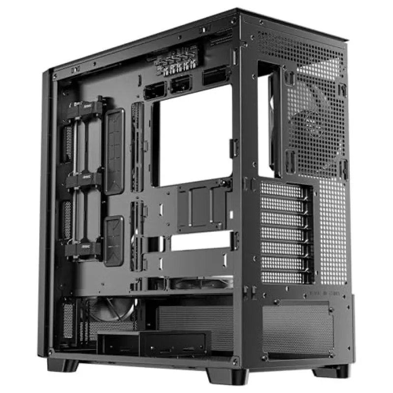 Antec 0-761345-10133-2 datora korpuss MIDI Tower Melns Wood