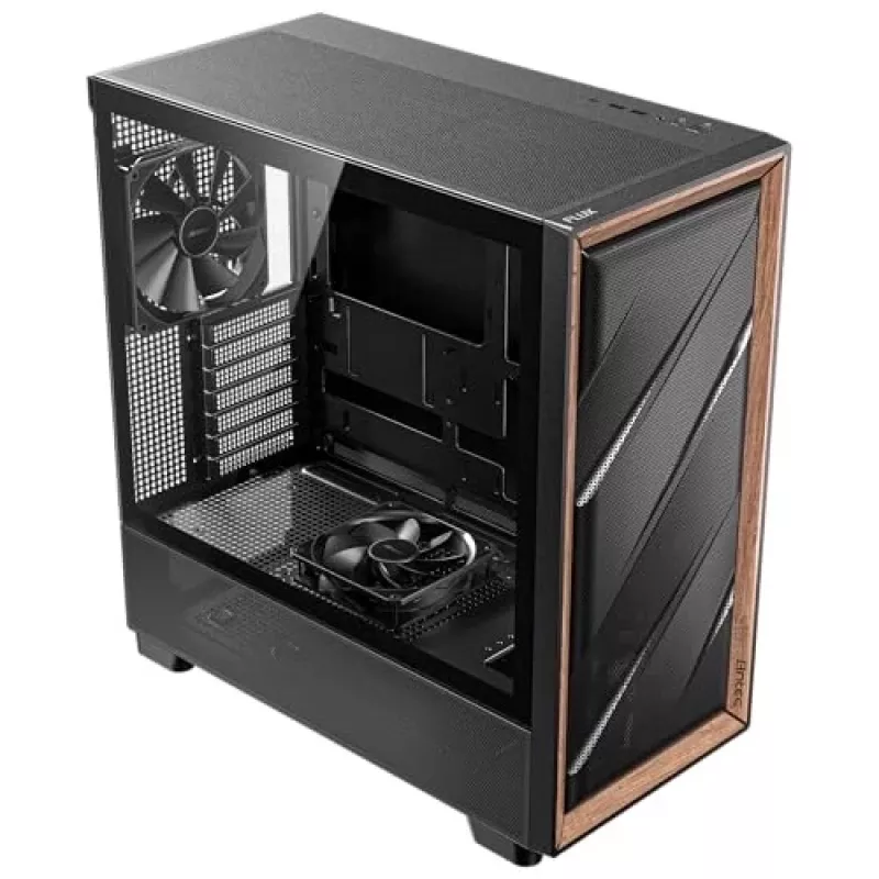 Antec 0-761345-10133-2 datora korpuss MIDI Tower Melns Wood