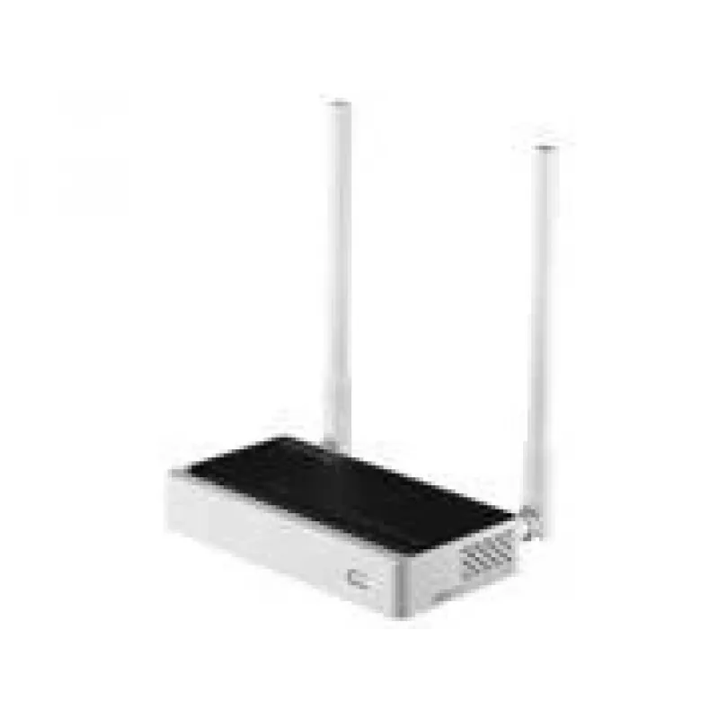 Galda maršrutētājs TOTOLINK N300RT — vienas joslas 2,4 GHz Wi‑Fi 4, 300 Mbps, 5x RJ-45 Fast Ethernet porti, 2 ārējās 5 dBi antenas