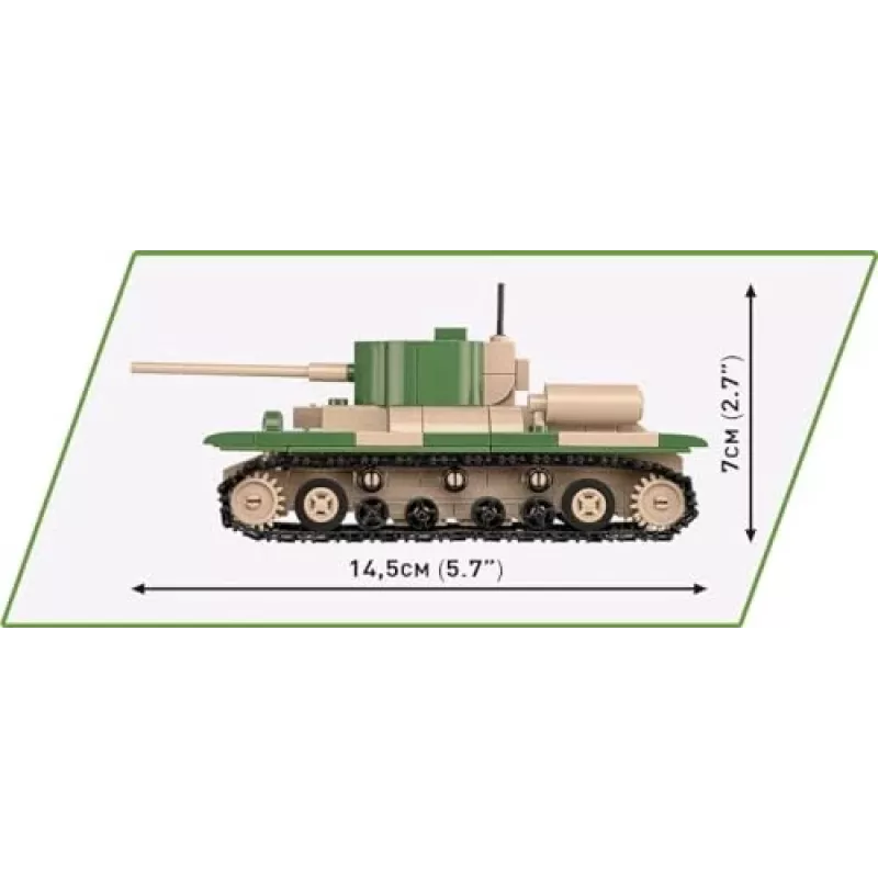 Building set COBI Renault R35 Valentine IX Panzer I 595 gab.