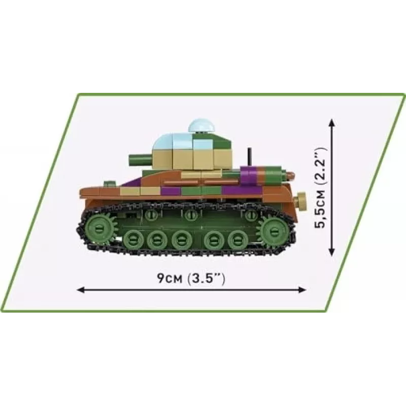Building set COBI Renault R35 Valentine IX Panzer I 595 gab.