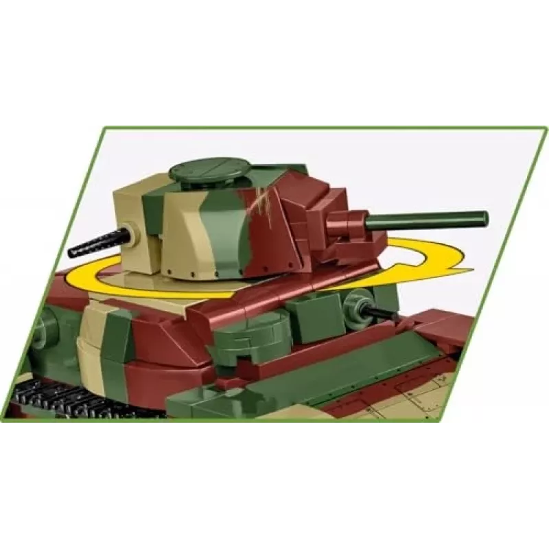Cobi Historical Collection WWII Tips 95 Ha-Go Tank, Multi